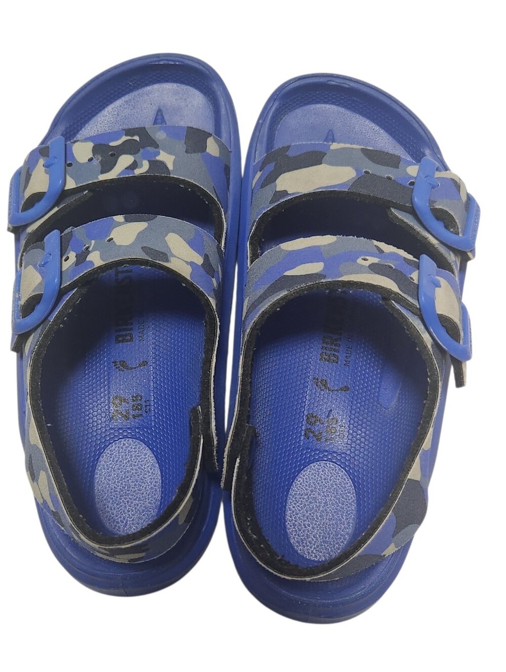 Birkenstock Blue Camo Sandals
